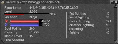 Signature for player Rammus