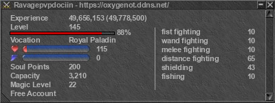 Signature for player Ravagepvpdociin