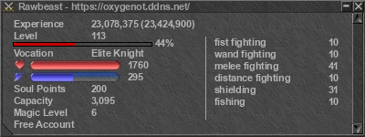 Signature for player Rawbeast