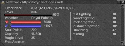 Signature for player Rethtwo