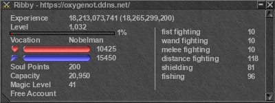 Signature for player Ribby