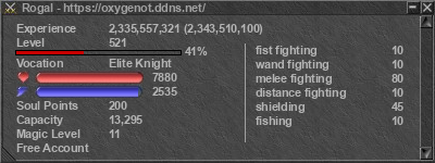 Signature for player Rogal