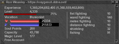 Signature for player Ron Weasley