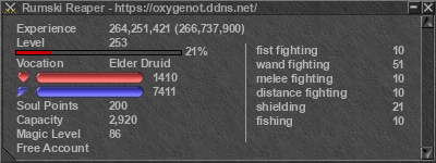 Signature for player Rumski Reaper