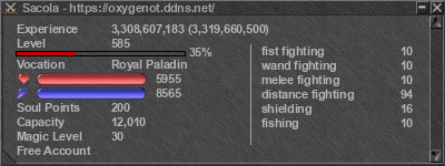 Signature for player Sacola