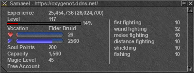 Signature for player Samaeel