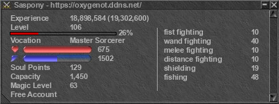 Signature for player Saspony