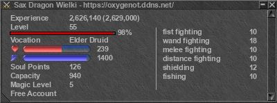 Signature for player Sax Dragon Wielki