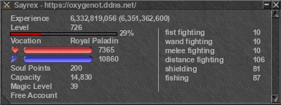 Signature for player Sayrex