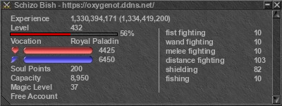 Signature for player Schizo Bish