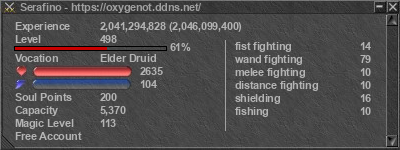 Signature for player Serafino