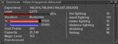 Signature for player Sevenoss