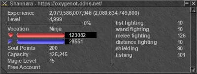 Signature for player Shannara