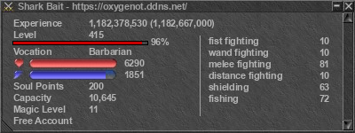 Signature for player Shark Bait