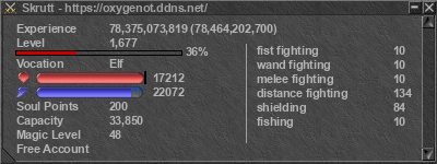 Signature for player Skrutt