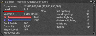 Signature for player Slaggan