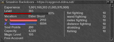 Signature for player Smashin Backdoors