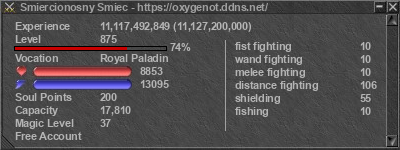 Signature for player Smiercionosny Smiec