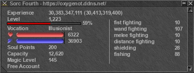 Signature for player Sorc Fourth