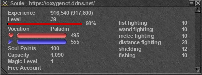 Signature for player Soule