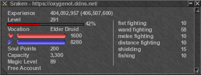 Signature for player Sraken