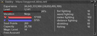 Signature for player Stabby