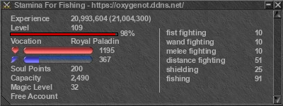 Signature for player Stamina For Fishing