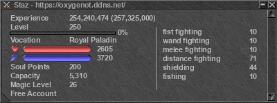 Signature for player Staz