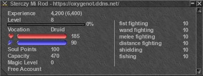 Signature for player Sterczy Mi Rod