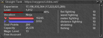 Signature for player Straight Tank