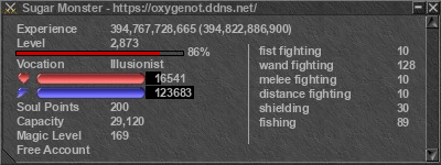 Signature for player Sugar Monster