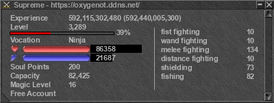 Signature for player Supreme