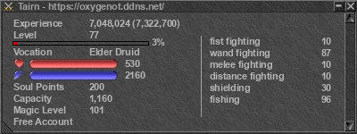 Signature for player Tairn