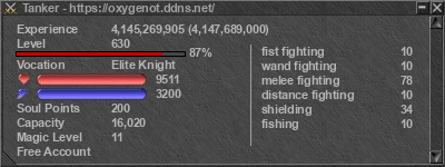 Signature for player Tanker