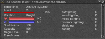 Signature for player The Second Tower