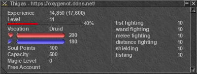 Signature for player Thigas