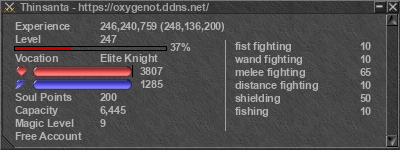 Signature for player Thinsanta