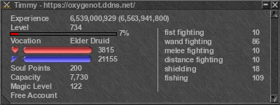 Signature for player Timmy