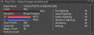 Signature for player Tiny Fish