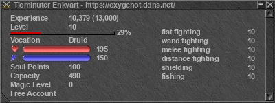 Signature for player Tiominuter Enkvart