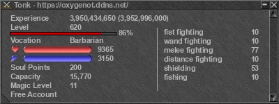 Signature for player Tonk