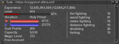 Signature for player Tusk