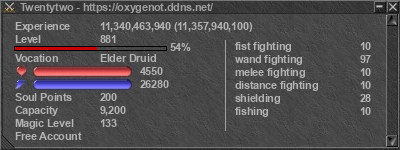 Signature for player Twentytwo