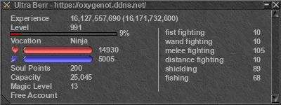 Signature for player Ultra Berr