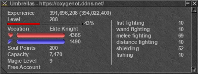 Signature for player Umbrellas