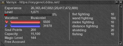 Signature for player Varnyx