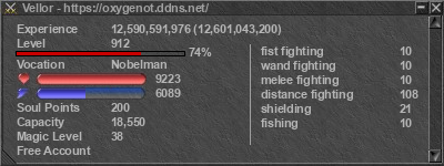 Signature for player Vellor