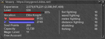 Signature for player Vesarq