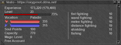 Signature for player Vesto