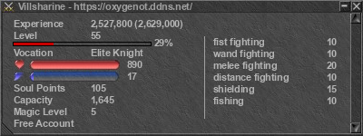 Signature for player Villsharine